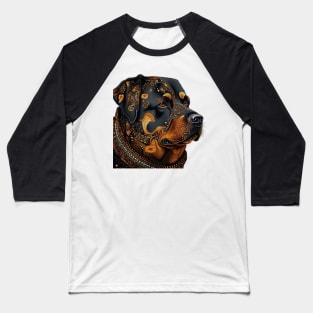 Rottweiler Ai generated Baseball T-Shirt